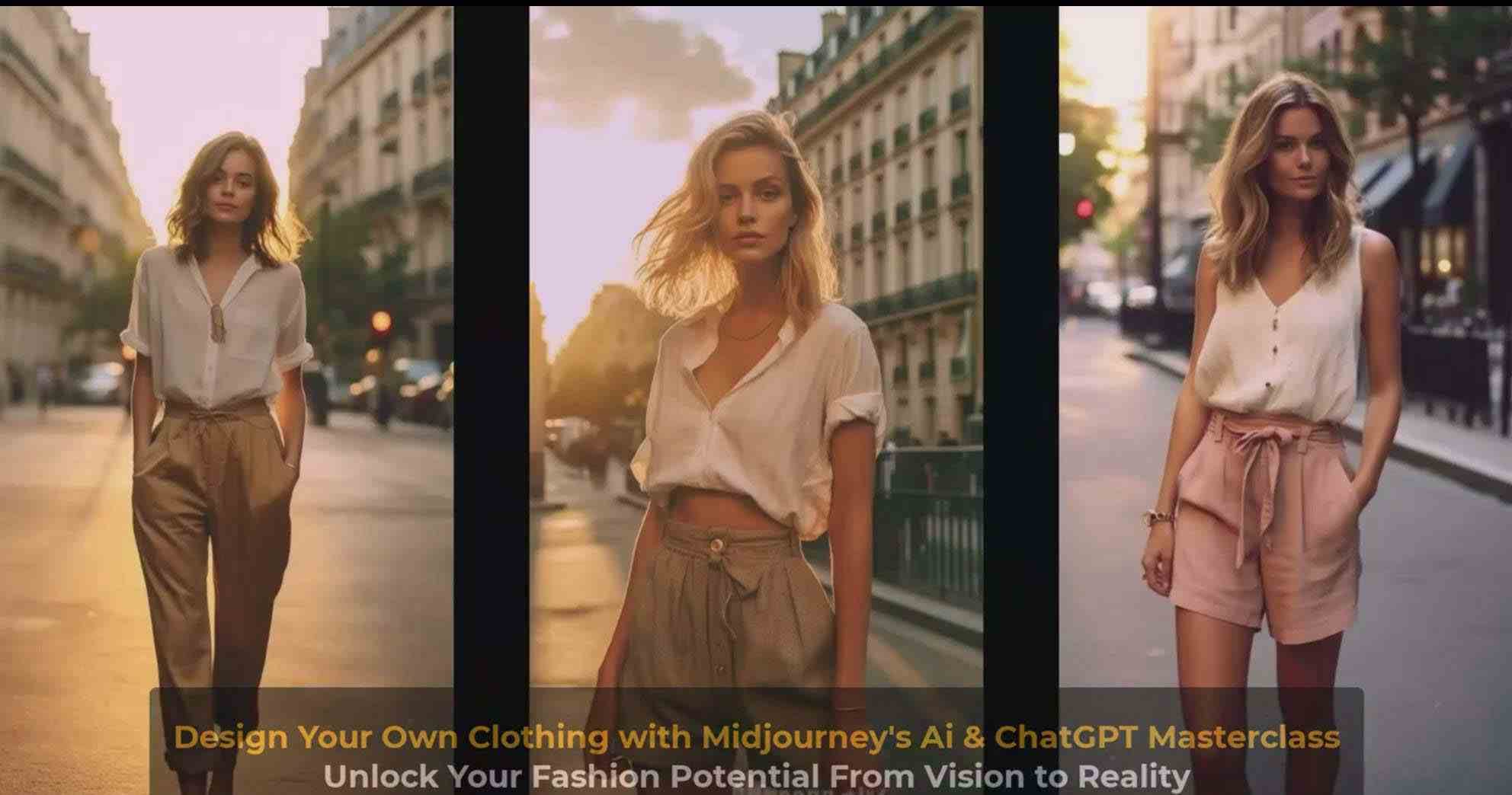 图片[11]-利用 Midjourneys Ai 人工智能设计自己的服装AI大师班-10节课-中英字幕-宇文网创