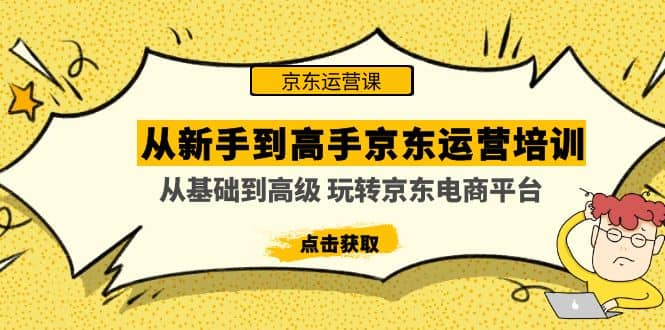 从新手到高手京东运营培训：从基础到高级 玩转京东电商平台(无水印)-宇文网创
