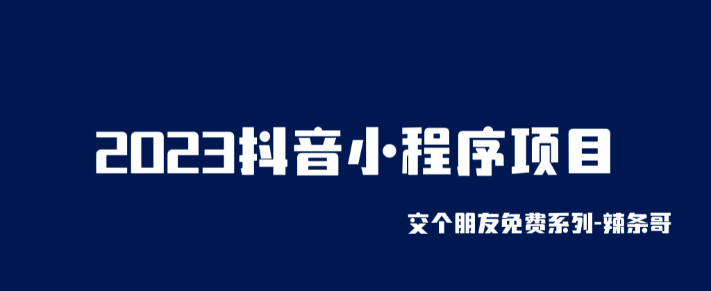 2023抖音小程序项目，变现逻辑非常很简单，当天变现，次日提现-宇文网创