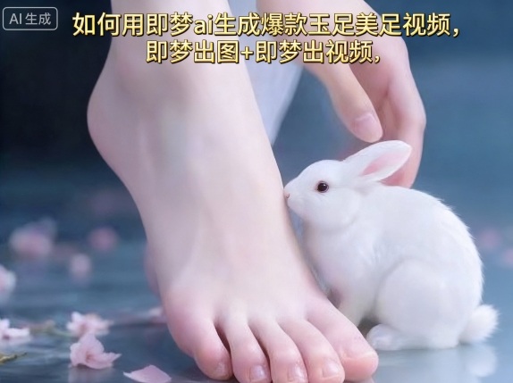 如何用即梦ai生成爆款玉足美足视频,即梦出图+即梦出视频,快速涨粉-宇文网创