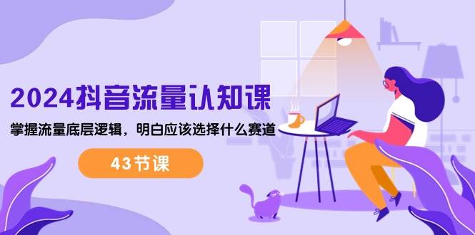 （10713期）2024抖音流量·认知课：掌握流量底层逻辑，明白应该选择什么赛道 (43节课)-宇文网创