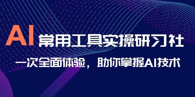 AI-常用工具实操研习社，一次全面体验，助你掌握AI技术-宇文网创