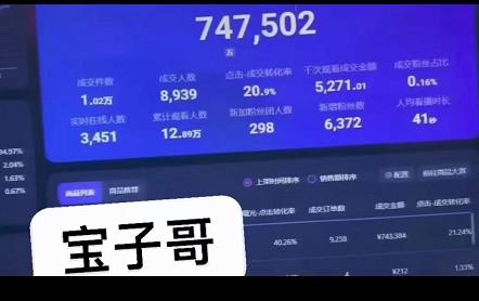 宝子哥无人直播，半无人直播，Obs+伴侣玩法，快速打标签+养鱼-宇文网创