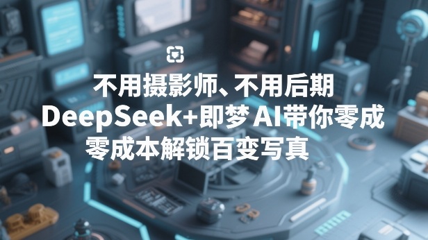不用摄影师、不用后期，DeepSeek+即梦AI带你零成本解锁百变写真！-宇文网创