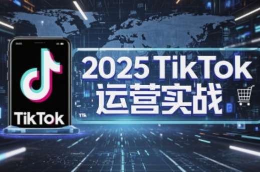 2025TikTok电商运营，掌握TikTok店铺运营核心技巧，实现低成本高转化-宇文网创