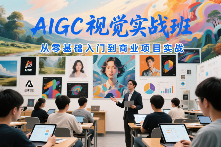 AIGC视觉实战班，从零基础入门到商业项目实战-宇文网创