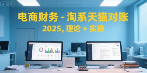 电商财务-淘系天猫对账2025，理论+实操-宇文网创
