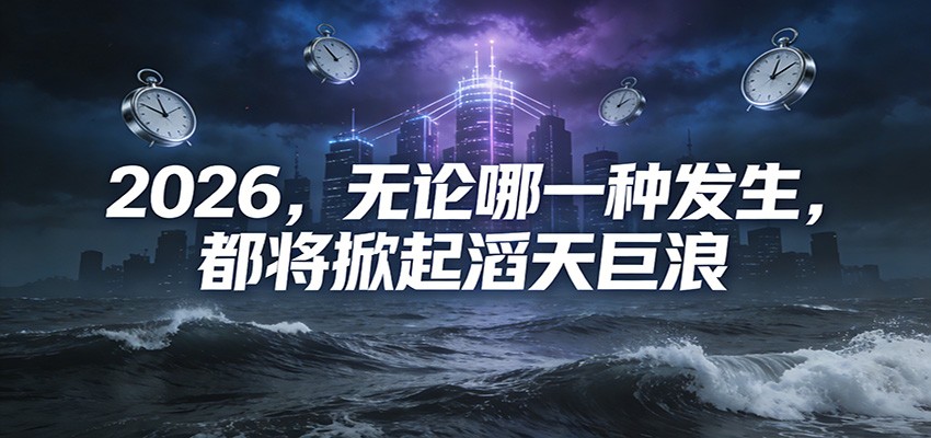 公众号付费文章：2026，无论哪一种发生，都将掀起滔天巨浪-宇文网创