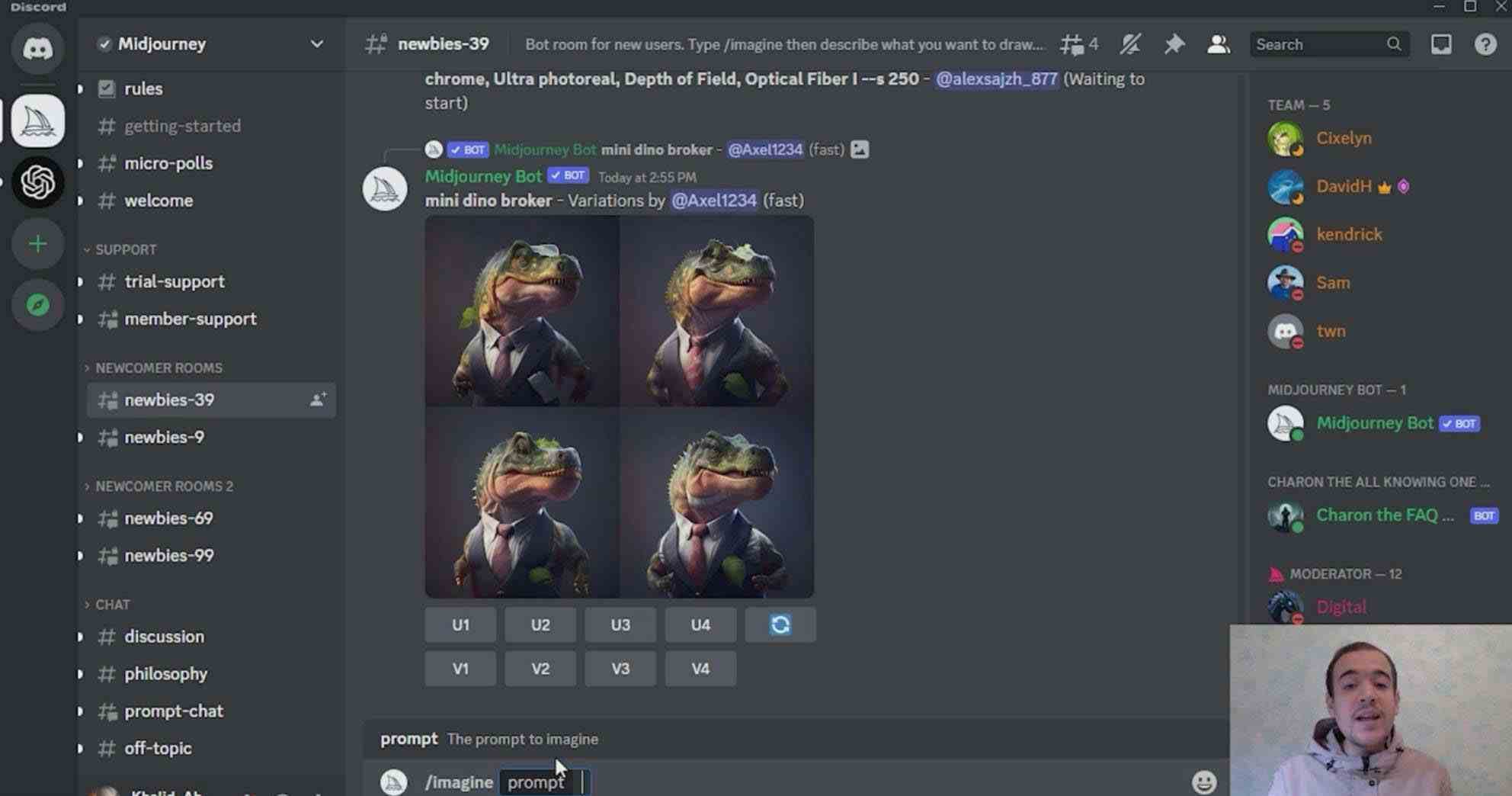 图片[2]-Midjourney精通教程-使用Midjourney AI创建美丽艺术图像-36节课-中英字幕-宇文网创