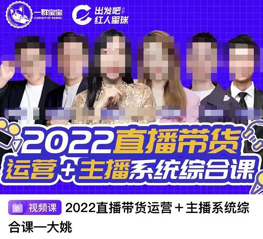 直播带货运营+主播系统综合课，讲透2022年如何做直播带货-宇文网创