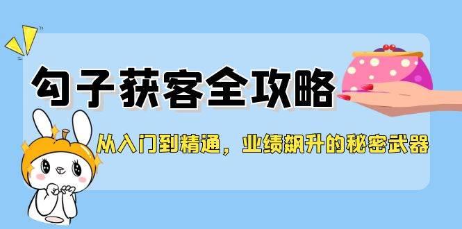 (12247期)从入门到精通,勾子获客全攻略,业绩飙升的秘密武器-宇文网创