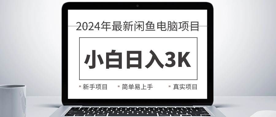 （10845期）2024最新闲鱼卖电脑项目，新手小白日入3K+，最真实的项目教学-宇文网创