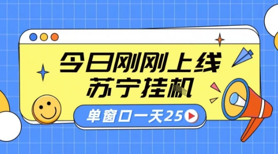 苏宁全自动采集挂G项目 稳定可批量 单窗口收益30+ 附教程【揭秘】-宇文网创