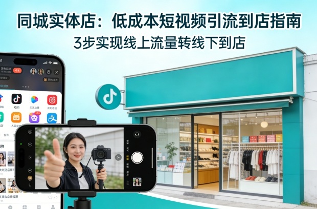 同城实体店，如何低成本把客户从短视频带到线下门店-宇文网创