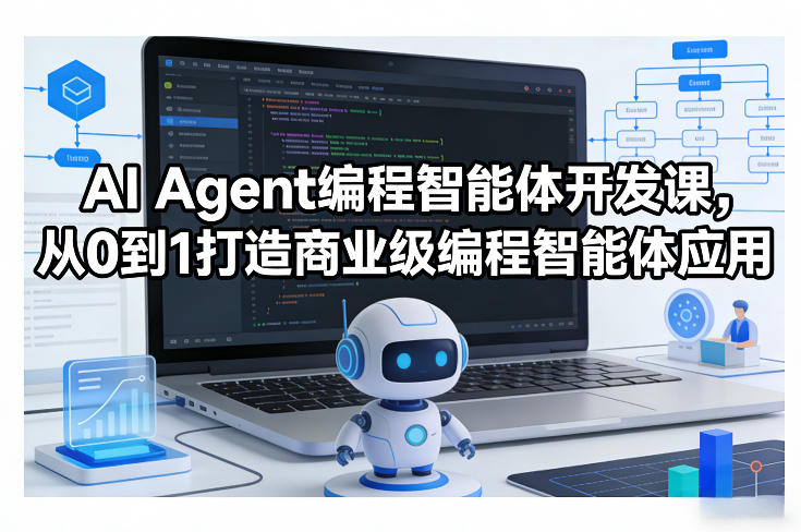 AI Agent编程智能体开发课，从0到1打造商业级编程智能体应用-宇文网创
