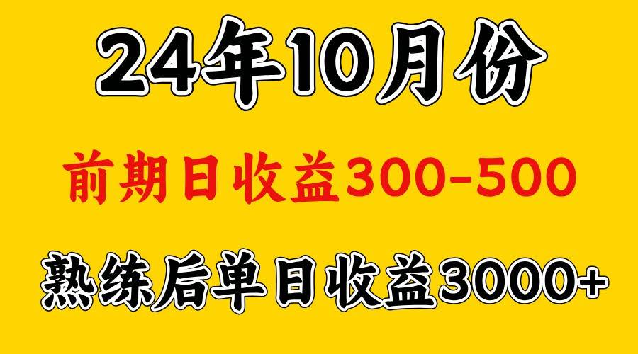 高手是怎么赚钱的.前期日收益500+熟练后日收益3000左右-宇文网创
