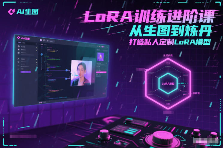 LoRA训练进阶课,从生图到炼丹,打造私人定制LoRA模型-宇文网创