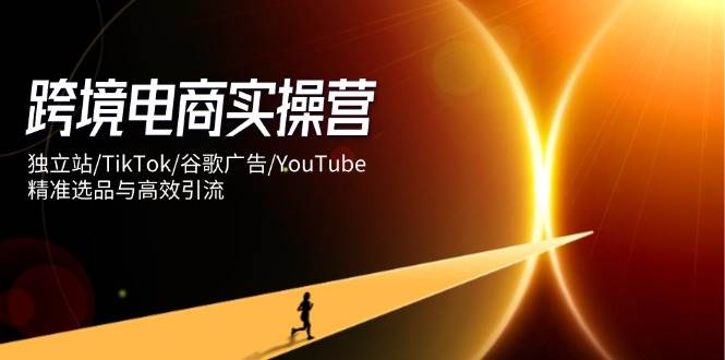 （14419期）跨境电商实操营：独立站/TikTok/谷歌广告/YouTube，精准选品与高效引流-宇文网创
