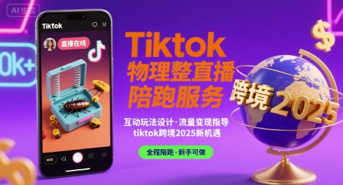 Tiktok物理整蛊直播陪跑服务-tiktok跨境2025-宇文网创