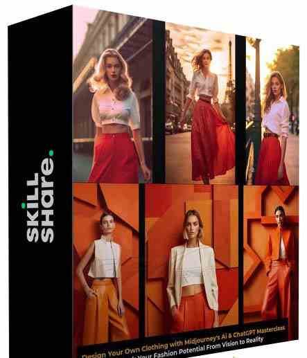 图片[2]-利用 Midjourneys Ai 人工智能设计自己的服装AI大师班-10节课-中英字幕-宇文网创