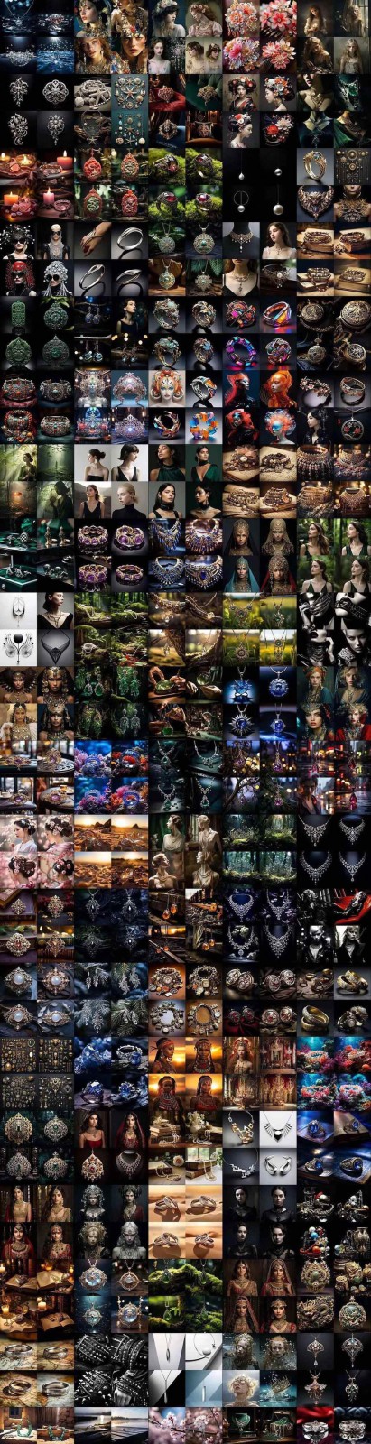 图片[10]-463个Midjourney珠宝摄影提示词：覆盖全品类珠宝，AI设计秒出专业效果-宇文网创