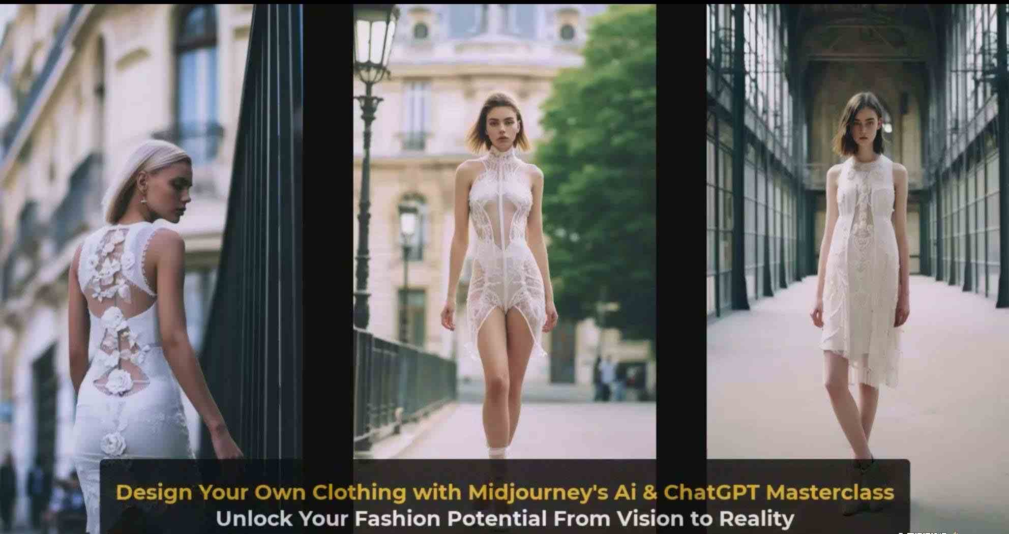 图片[6]-利用 Midjourneys Ai 人工智能设计自己的服装AI大师班-10节课-中英字幕-宇文网创