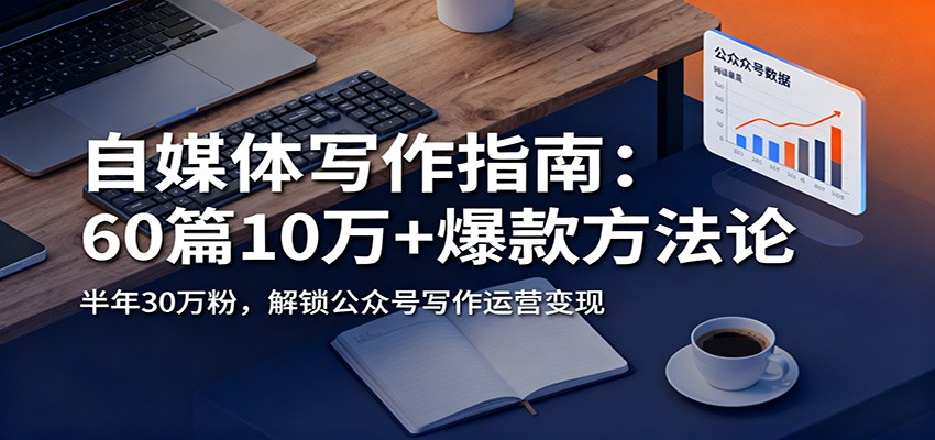 自媒体写作指南：60篇10万+爆款方法论，半年30万粉，解锁公众号写作运营变现-宇文网创