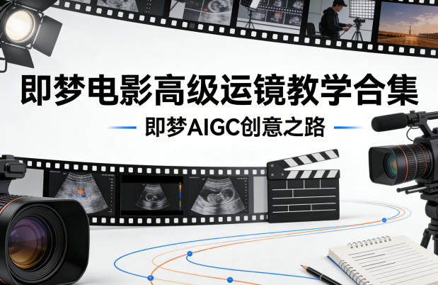 即梦电影高级运镜教学合集,即梦AIGC创意之路-宇文网创