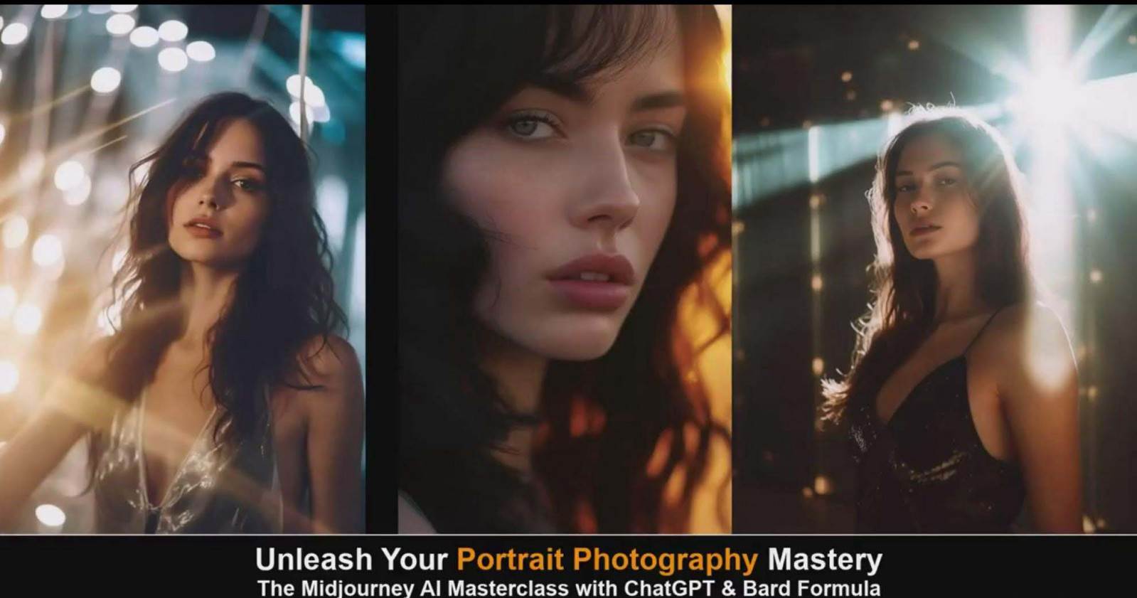 图片[6]-Midjourney v5 ChatGPT 和 Bard AI人工智能人像摄影大师班-15节-中英字幕-宇文网创