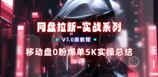 移动云盘项目，我们自己实操爆单一周4000与经验总结-宇文网创