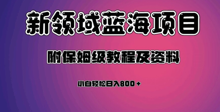 虚拟资源蓝海领域新项目，轻松日入800＋，附保姆级教程及资料-宇文网创