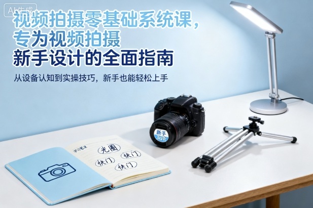 视频拍摄零基础系统课,专为视频拍摄新手设计的全面指南-宇文网创