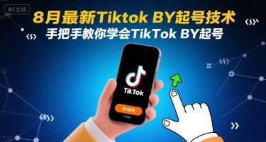8月最新Tiktok搬运起号技术，手把手教你学会TikTok搬运起号-宇文网创