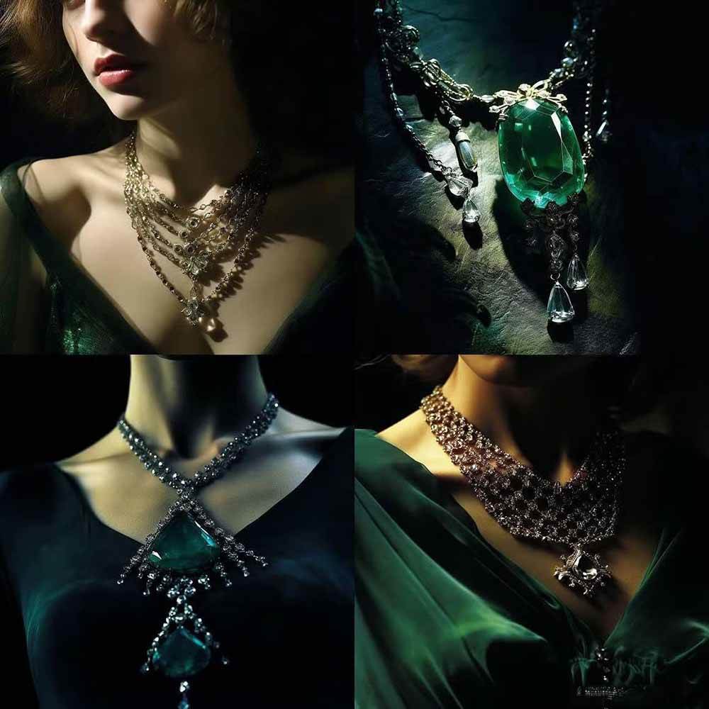 图片[3]-463个Midjourney珠宝摄影提示词：覆盖全品类珠宝，AI设计秒出专业效果-宇文网创