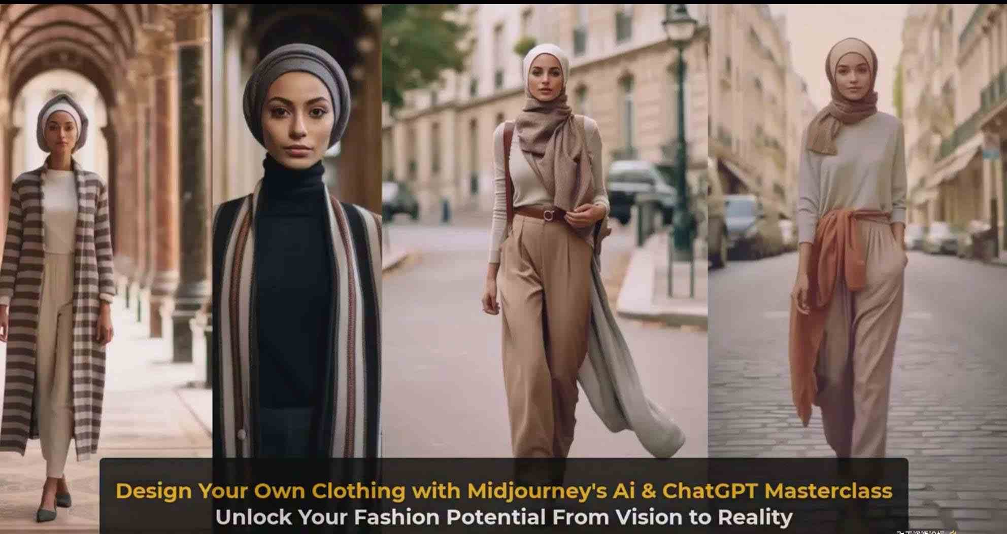 图片[12]-利用 Midjourneys Ai 人工智能设计自己的服装AI大师班-10节课-中英字幕-宇文网创