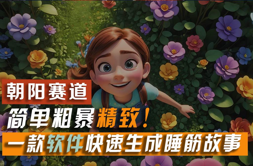 （11405期）利用一款软件5分钟一条爆款睡筋故事，简单粗暴精致！小白月入2w+-宇文网创