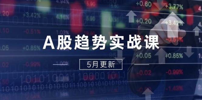 （14808期）A股趋势实战课：主力动向+政策红利，2025全年策略5月更新-宇文网创