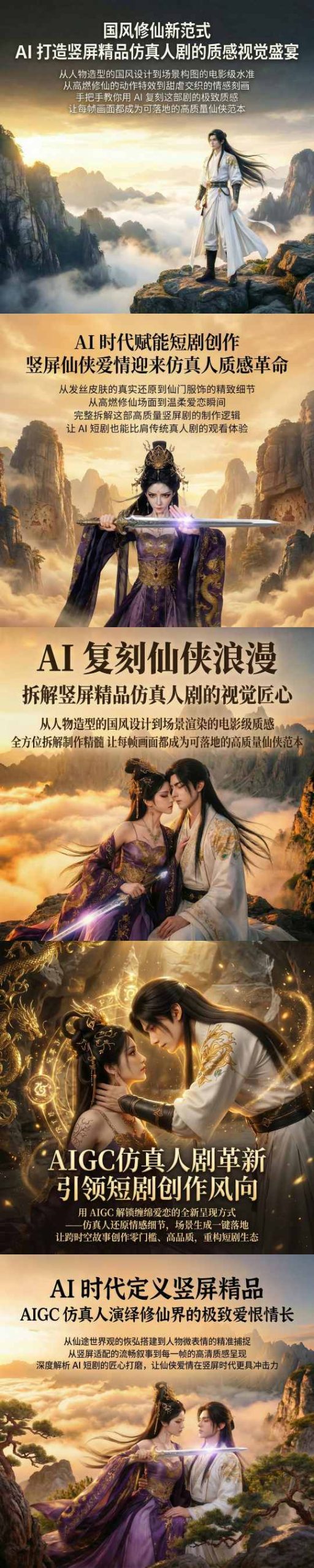 图片[2]-AIGC仿真人《合欢宗》短剧教学，用AIGC解锁缠绵爱恋的全新呈现方式，让跨时空故事创作零门槛、高品质，重构短剧生态-宇文网创