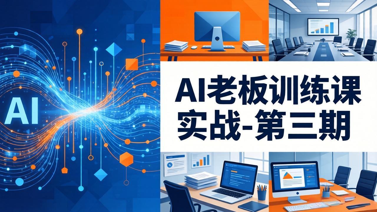 (18025期) AI老板训练课实战-第三期:AI+内容应用落地教学,从0到1打通AI变现完整路径-宇文网创