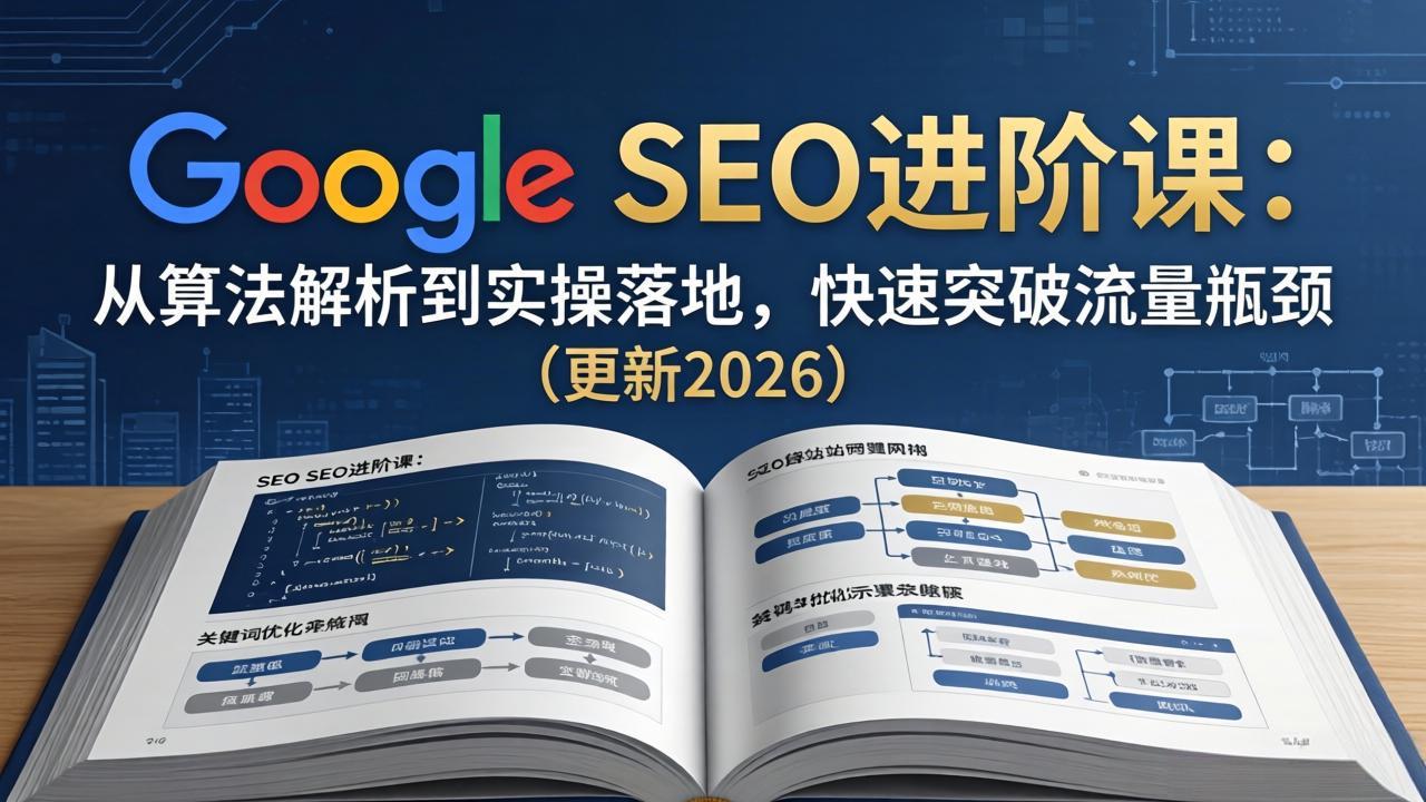 （18048期）Google SEO进阶课：从算法解析到实操落地，快速突破流量瓶颈（更新2026）-宇文网创
