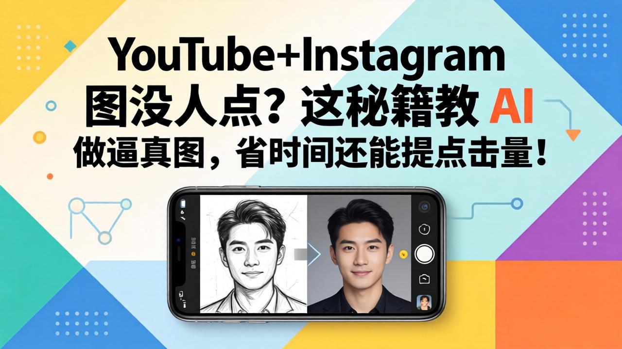 (17911期)YouTube+Instagram 图没人点?这秘籍教 AI 做逼真图,省时间还能提点击量-宇文网创