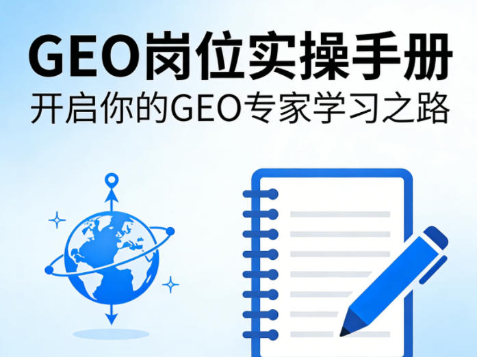 GEO岗位实操手册，开启你的GE0专家学习之路-宇文网创