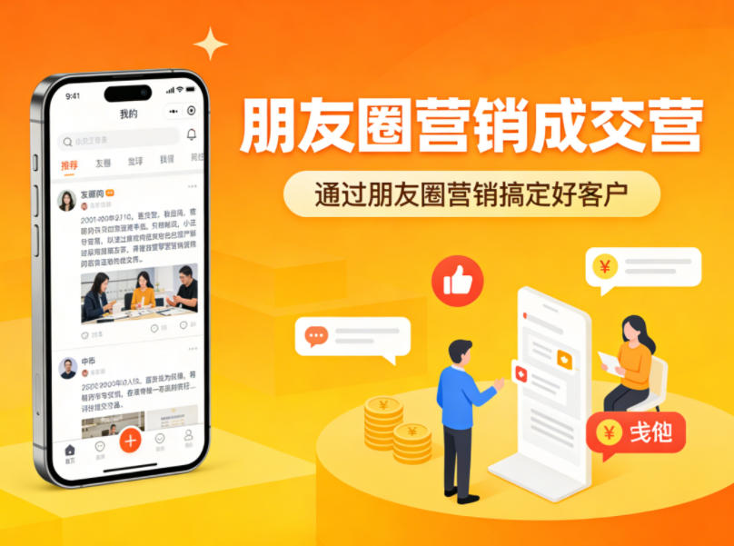 朋友圈营销成交营，通过朋友圈营销来搞定好客户-宇文网创