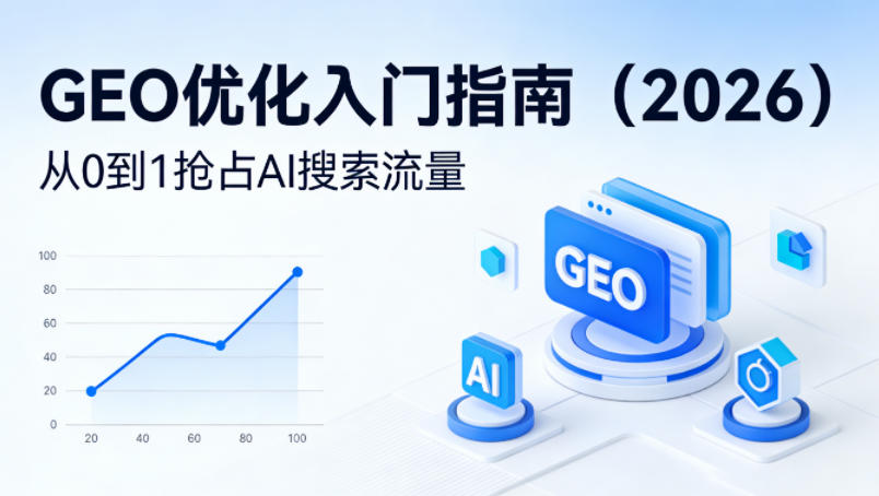 【最新】GEO优化入门指南(2026),从0到1抢占AI搜索流量-宇文网创