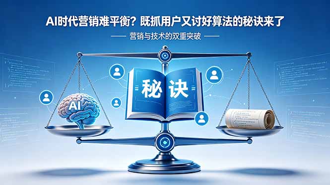 (18600期)AI时代营销难平衡?既抓用户又讨好算法的秘诀来了【原创双语字幕】-宇文网创