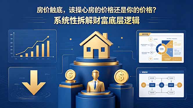 (18602期)付费文章:房价触底,该操心房的价格还是你的价格?系统性拆解财富底层逻辑-宇文网创