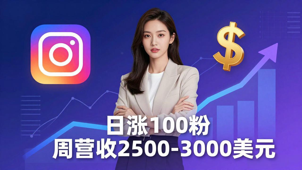 （18299期）想做数字产品？Sheri亲授：日涨100粉、每周2500至3000美元的营收，Instagram躺着赚-宇文网创