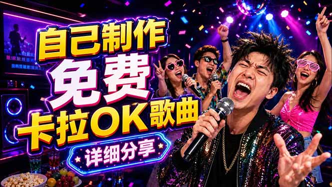 (18610期)免费卡拉OK歌曲制作全攻略:音轨分离字幕制作,零基础快速做出专业K歌视频-宇文网创