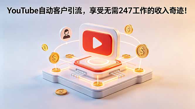 （18658期）YouTube 自动客户引流，享受无需 247 工作的收入奇迹！【原创双语字幕】-宇文网创
