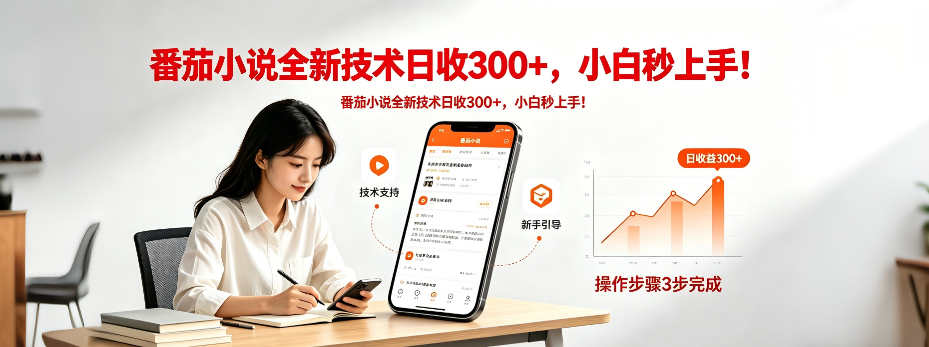 （18392期）番茄小说全新技术全新玩法！无脑日收300+-宇文网创